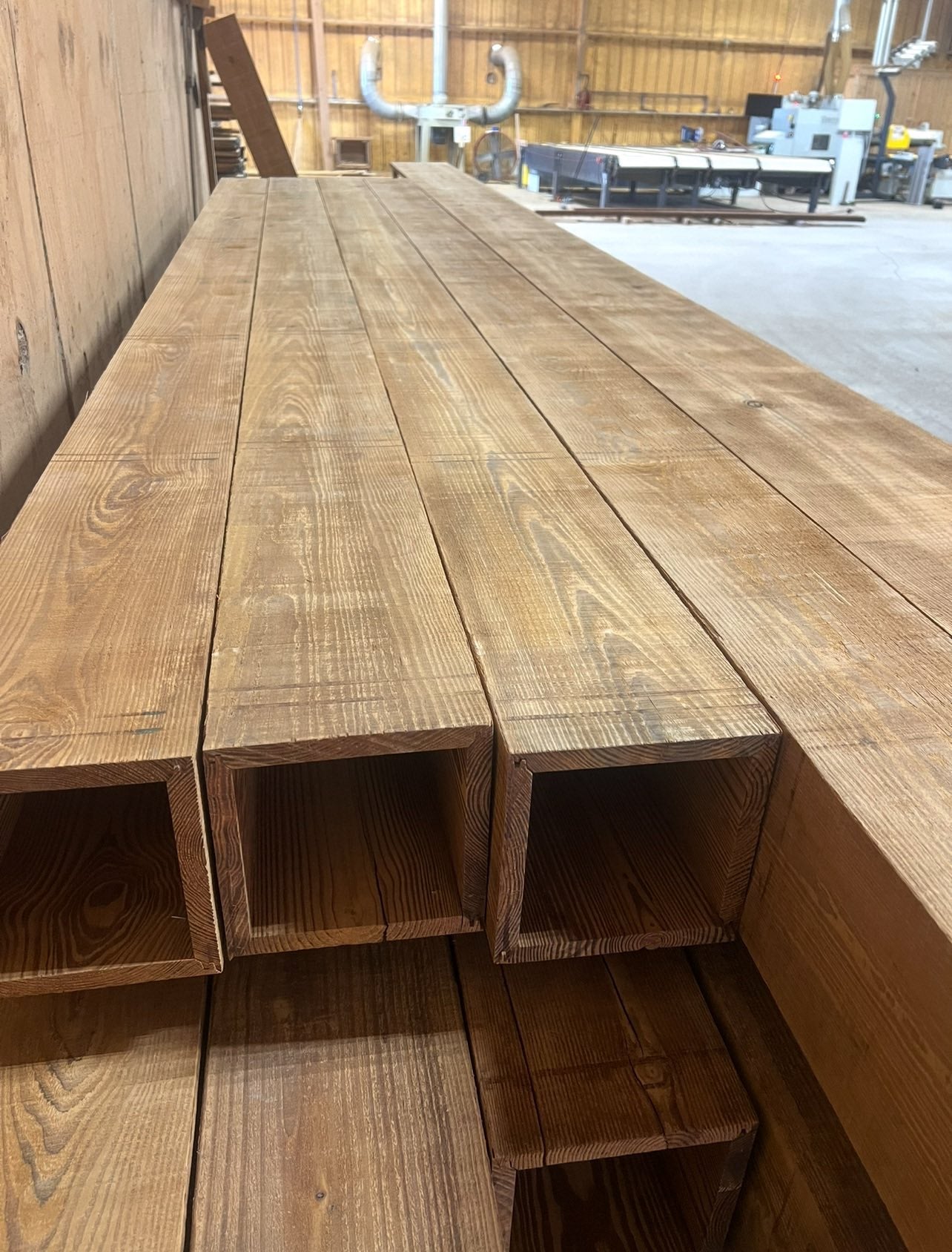 Waterproof Thermally Modified Box Beams