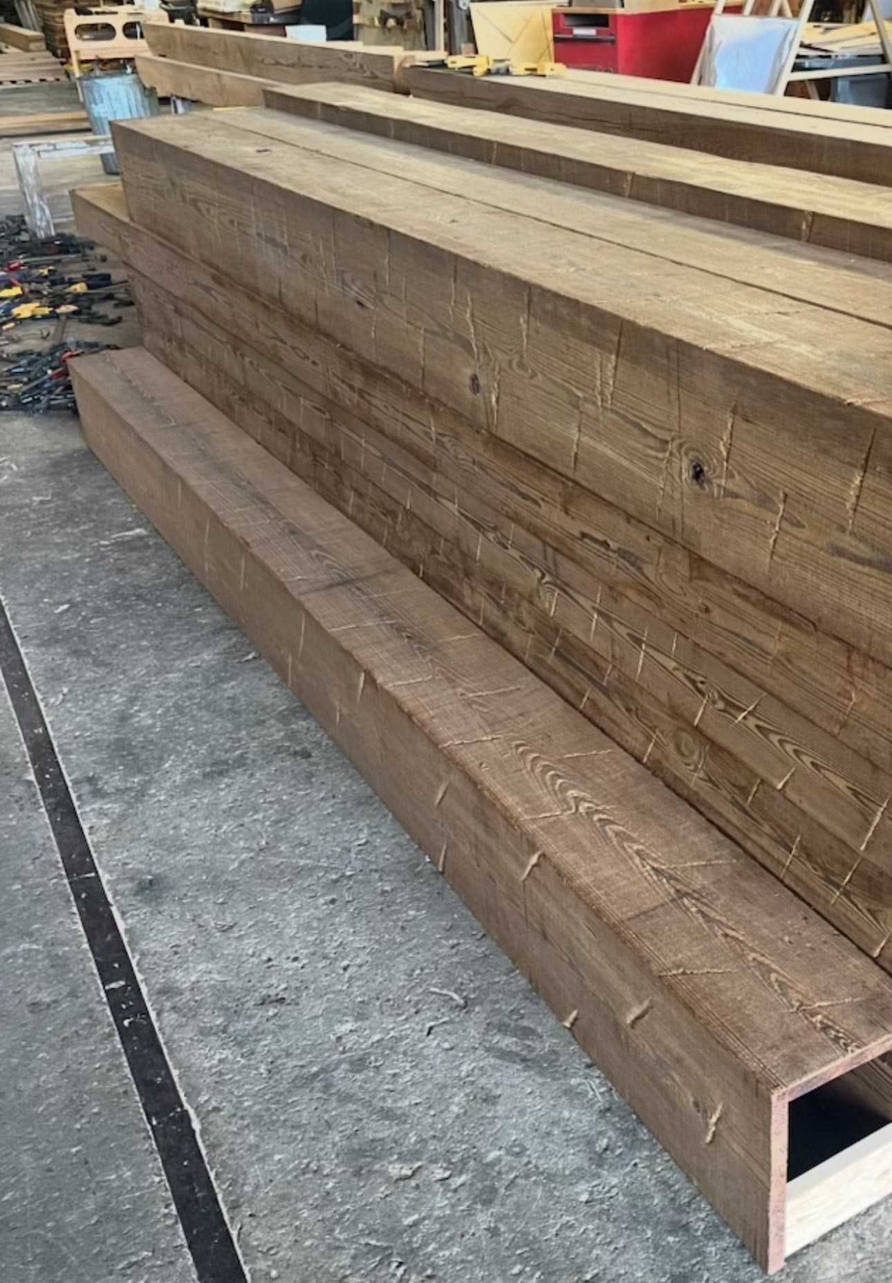 Waterproof Thermally Modified Box Beams