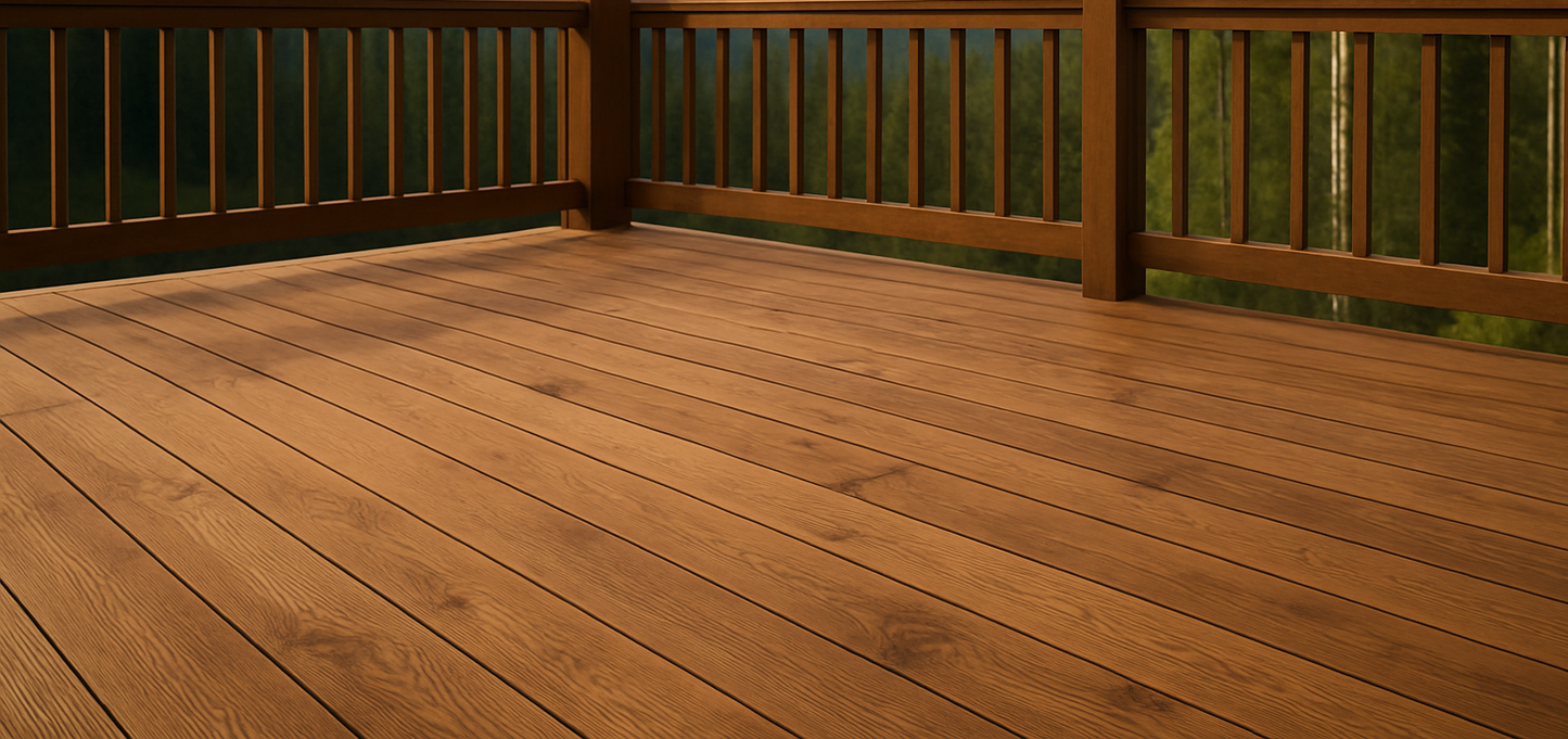 White oak  Decking