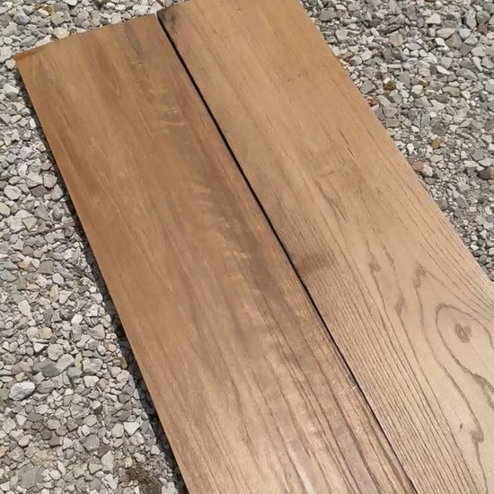 Thermally modified Red Oak from the mill video 