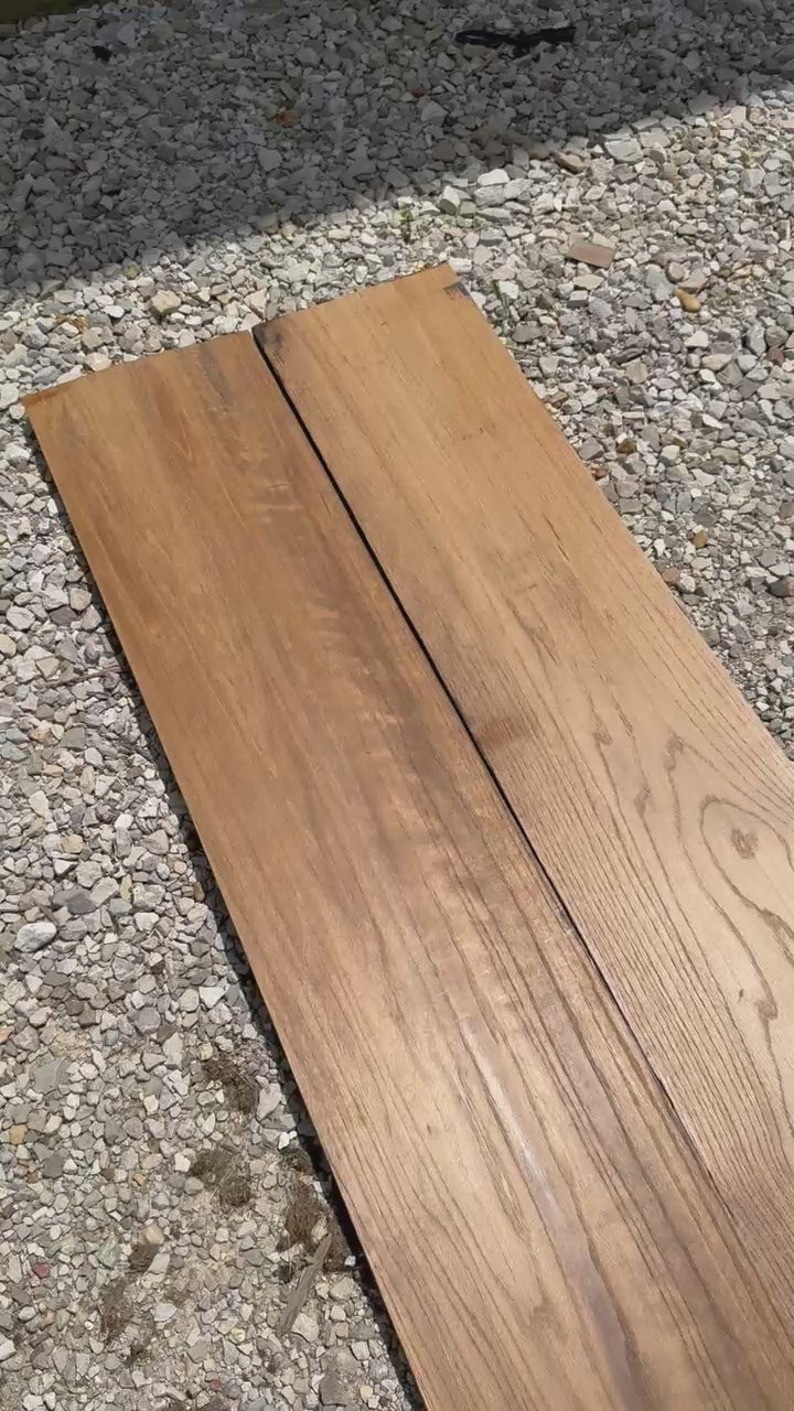 Thermally modified Red Oak from the mill video 
