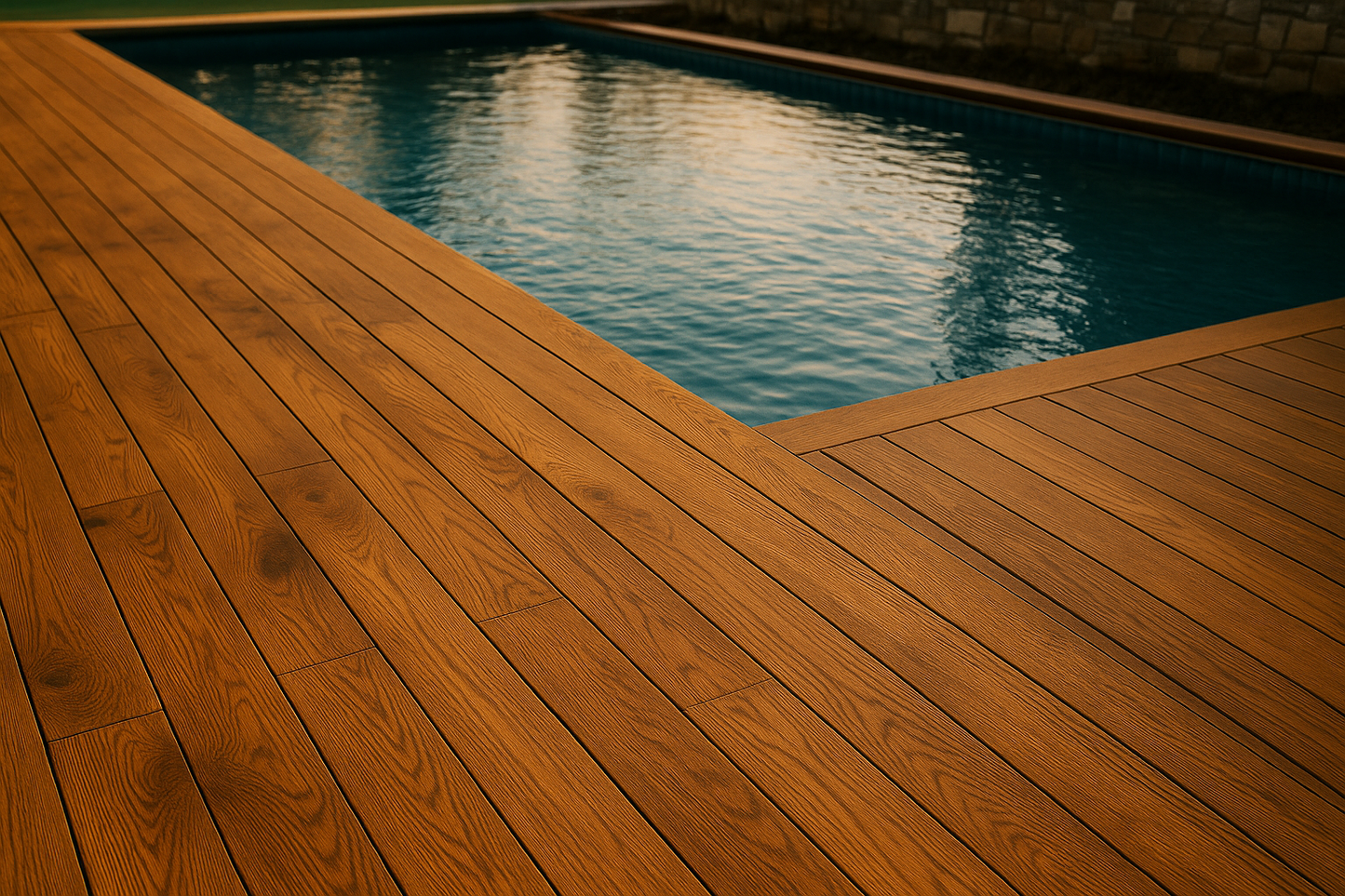 Waterproof Thermally Modified Red Oak Decking