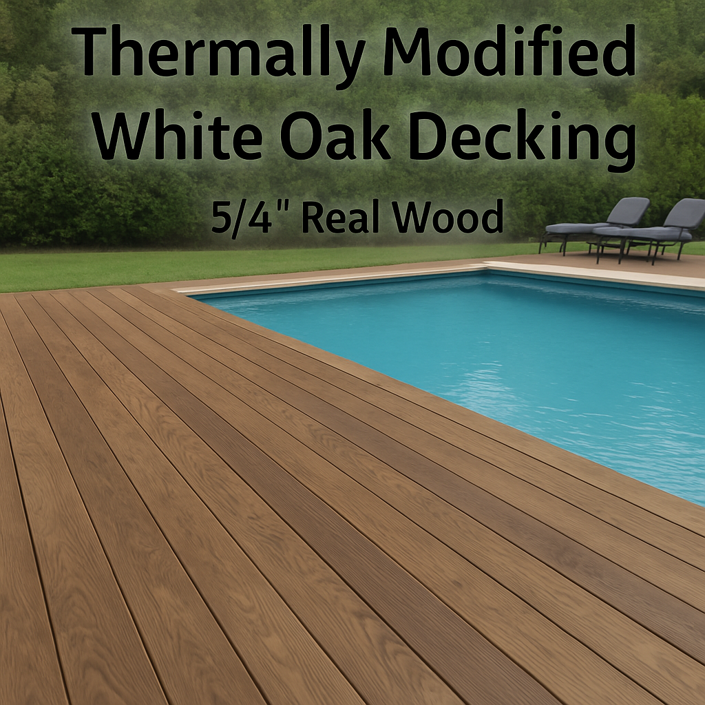 White oak decking 